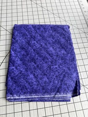 2 Yards Purple Quilting Cotton Fabric w Silver Metallic Sparkle Blender 44” Wide